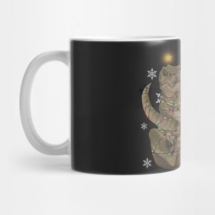 Funny Dinosaur Fa Ra Ra Rawr Rawr Christmas T-Rex Mug